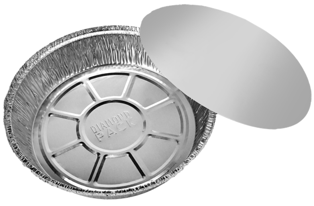 Aluminium Rond Bak & Deksel 1000cc